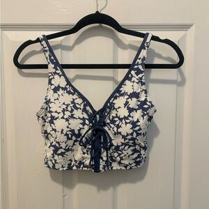 Michael Kors Crop Swim Top Size Medium- NWOT